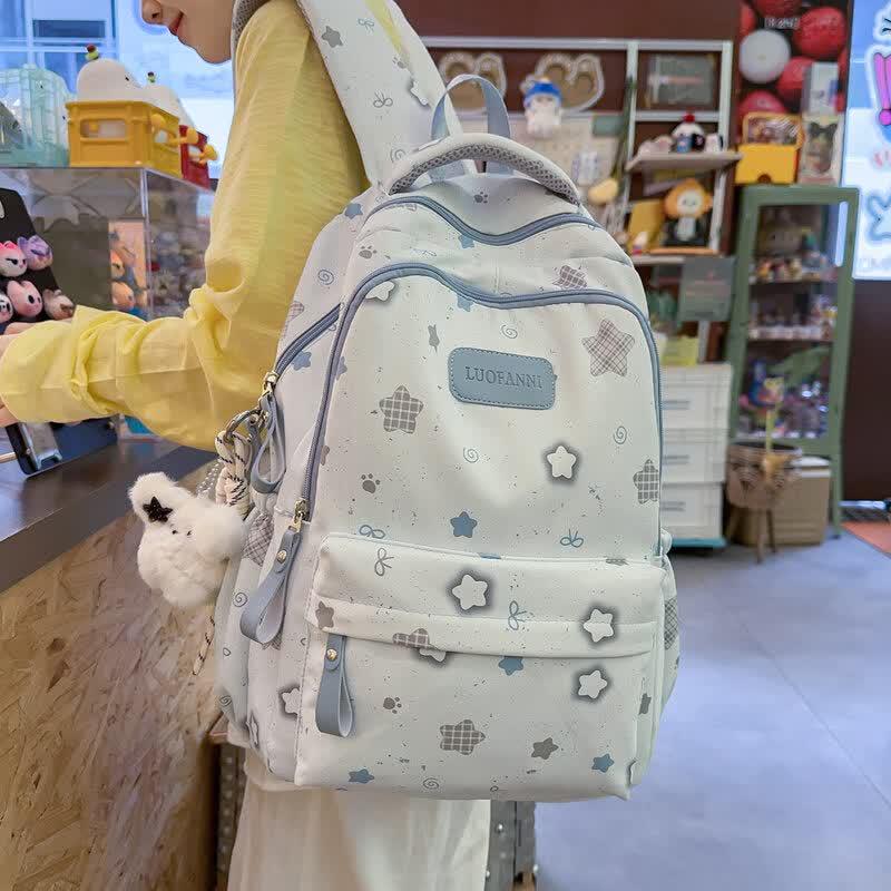JINSHIWQ Star Lightweight Student Backpack