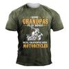 Letné tričko na motorku pre mužov Motorkár 3D tlač Vintage tričko s krátkym rukávom Staré pánske tričko Homme Moto tričko Racing Camiseta