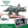Modello di dinosauro Giurassico Tyrannosaurus rex giocattolo Action figure Trasformabile Triceratopo regalo per bambini