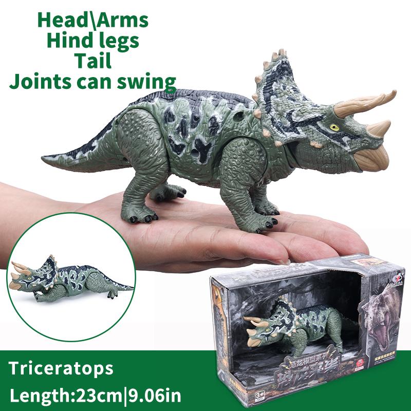 Modello di dinosauro Giurassico Tyrannosaurus rex giocattolo Action figure Trasformabile Triceratopo regalo per bambini