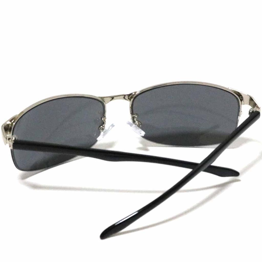 Silver x Smoke Fashion Stylish Tough UV [FashionBerry] Sunglasses, Non-prescription Glasses, Glasses, Eyewear, Look, Intimidating, Gangster, Rebel,