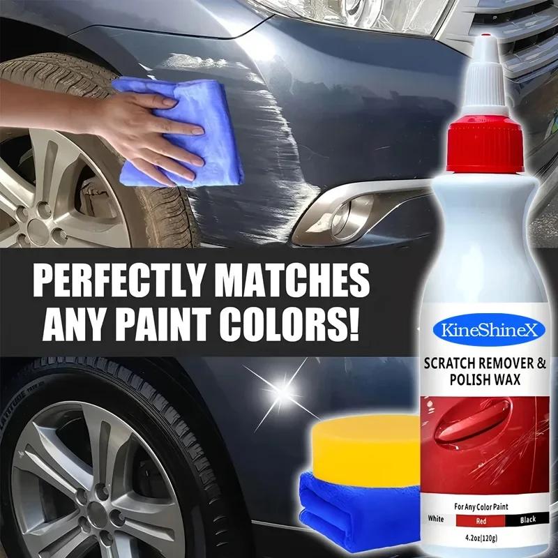 QC19 Paint Restorer with Sponge Car Scratch Repair Wax Paint Scratch Repair Agent for Deep Scratches Car Paint Scratch Repair