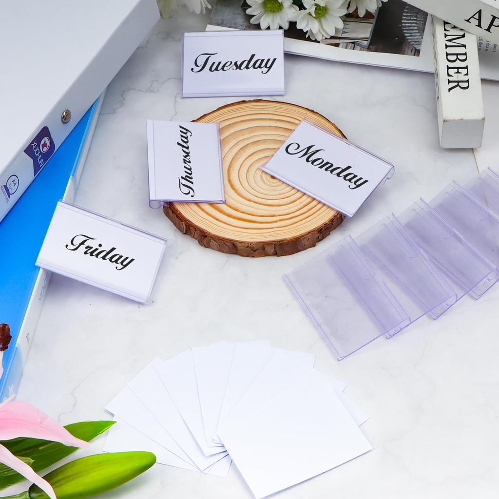 10/30 stuks Labelhouder, PVC Prijslabelhouder Helder Plastic Herbruikbaar, Geschikt Voor Grote Winkelcentra, Supermarkten, Winkels