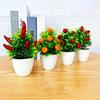 Stunning Simulation Poted Plants Waterproof Plastic Table Top Ornaments