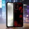 Red Spider Lily Flower of Hell Phone Case For Samsung S25,S24,S21,S22,S23,S30,Ultra,S20,Plus,Fe,Lite,Note,10,Black Cover