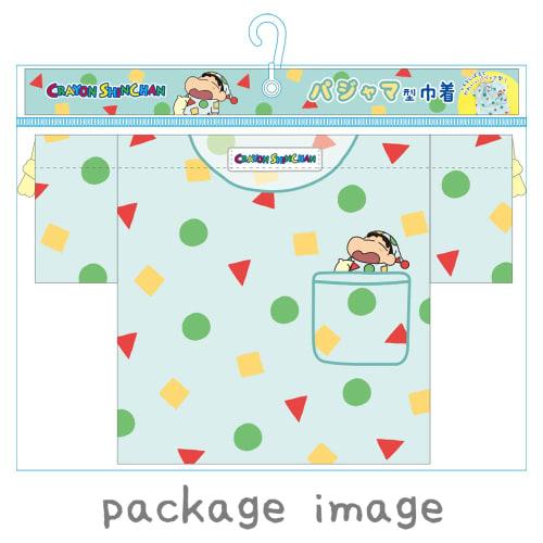 T'S FACTORY Crayon Shin-chan Pajama-Shaped Drawstring Bag, Green