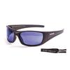 OCEAN BERMUDA Floating Wraparound UV Coated Recycled Matte Black Polarized Blue REVO Sunglasses, Shape, Protection, Impact-Resistant Lenses,
