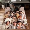 Custom Kpop Team Mat Personalized Name, Polyester Washable Indoor Entryway Rug, Gift for Christmas, Easter, Thanksgiving Day