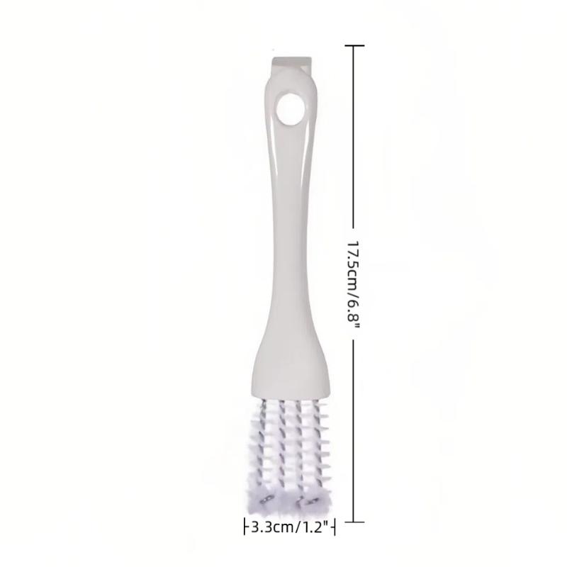 2In1 Portable Grill Brush V-Shaped Hooked Brush And Scraper Multifunctional Barbecue Kit Net Cleaning Brush For Kitchen Gadget