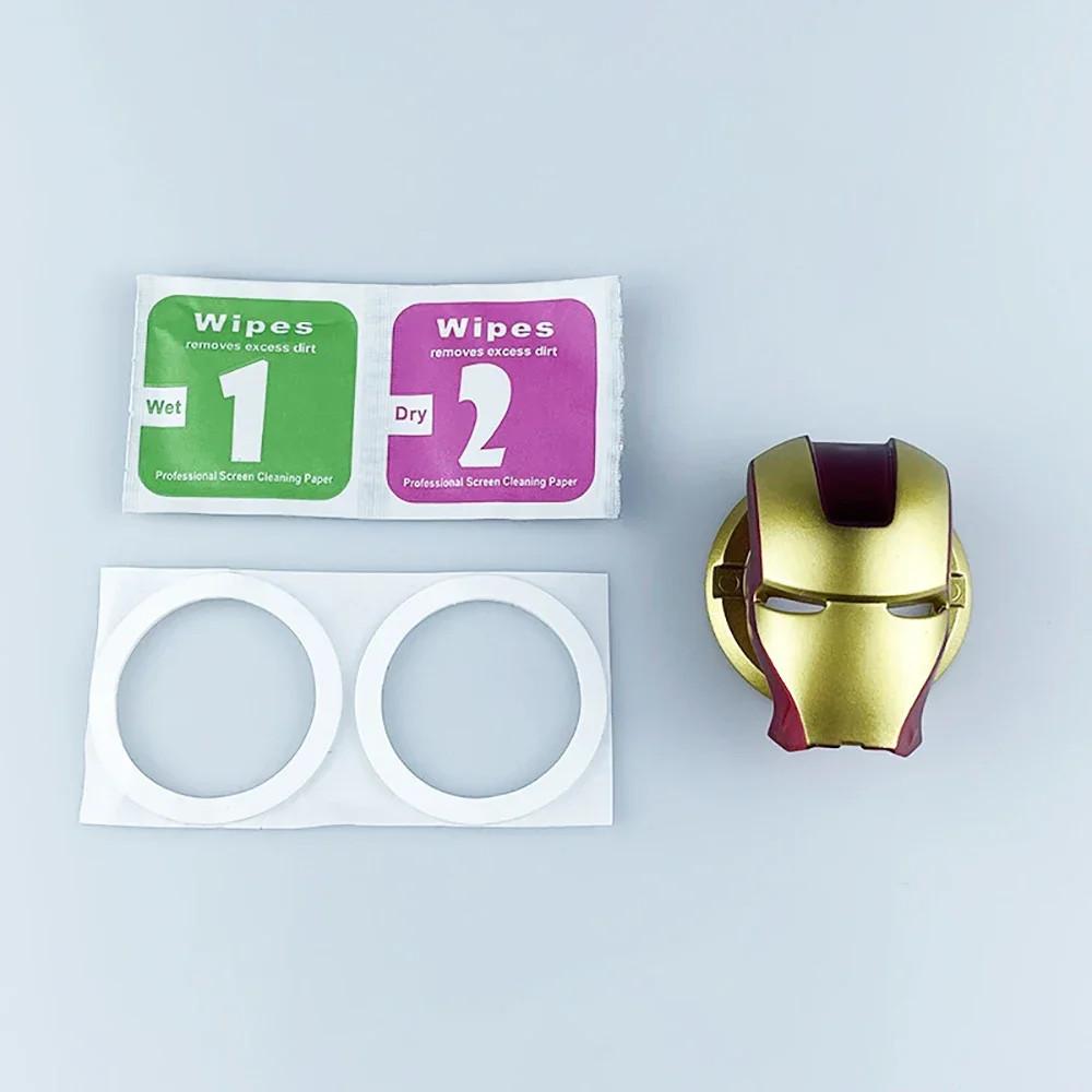 Iron Man Black Panther Car Auto Engine Start Stop Push Button Cover Decorative Automotive Interior Accessories