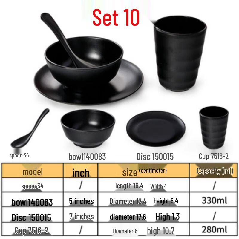 Qianxing Melamine Dinnerware Set