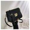Contrasting color bag women's popular new trendy fashion shoulder bag versatile messenger small square bag