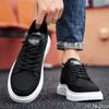 Men's new spring summer breathable canvas shoes are casual simple comfortable breathable lightweight wear-resistant men's shoes