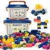 Big Size Building Blocks Puzzle Set DIY Montessori Colorful Creative Bulk Bricks Early Educational Toys for Kids Baby Gift Box
