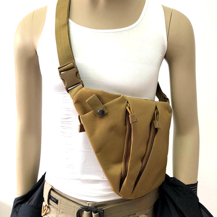 Men's Single-Shoulder Anti-Theft Crossbody Bag - Versatile Outdoor Chest and Waist Sports Bag