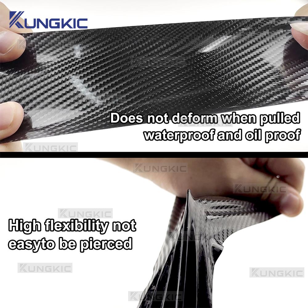 For Abarth 595 695 2012-2025 For Fiat 500 2008-2025 LHD RHD Car Front Bonnet Engine Hood Carbon Fiber Pattern TPU PPF Wrap Film