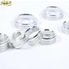 8PCS Silver Central Control Switch Knob Trim Ring For Chevy Silverado 2014-18