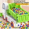 Simulation Inertial Engineering Truck Cement Mixing Discharge Acousto-optic Concrete Set Toy Car Toys for Kids Engineering Truck