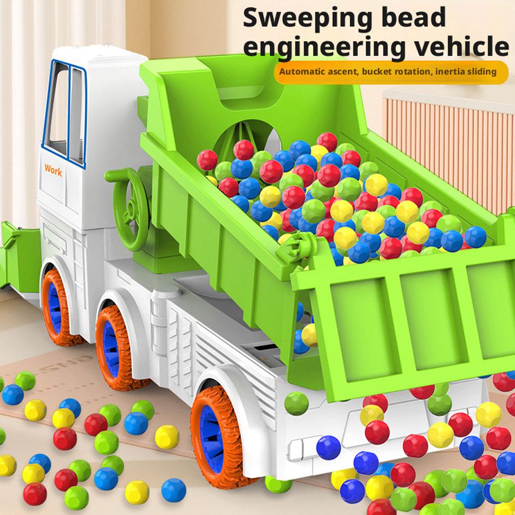 Simulation Inertial Engineering Truck Cement Mixing Discharge Acousto-optic Concrete Set Toy Car Toys for Kids Engineering Truck