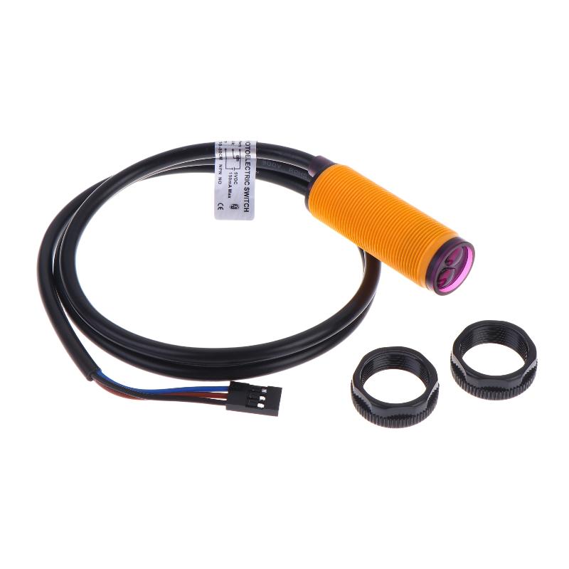Efficient E18-D80NK 5V Obstacle Avoidance Sensor for Long-range Detection in Robotics Design One size