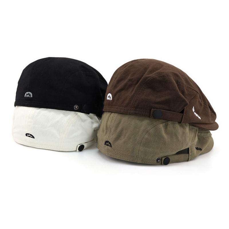 GEMVIE Unisex Autumn Winter Solid Color Women Beret Hats Outdoor Forward Cap Newsboy Cap for Men