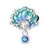 925 Silver Luminous Blue Ocean Series Octopus Starfish Charms Beads For Women Fit Bracelet DIY Jewelry Gifts