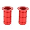 Mountain Road Cycle Hub Thru Axle Adapter 15MM To 12MM Front Thru Axle Adapter Aluminum Alloy Red