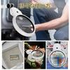 ZenCT Tabletop Magnifying Glass with 6x/12x Magnification, USB Powered, Battery Operated, 112cm