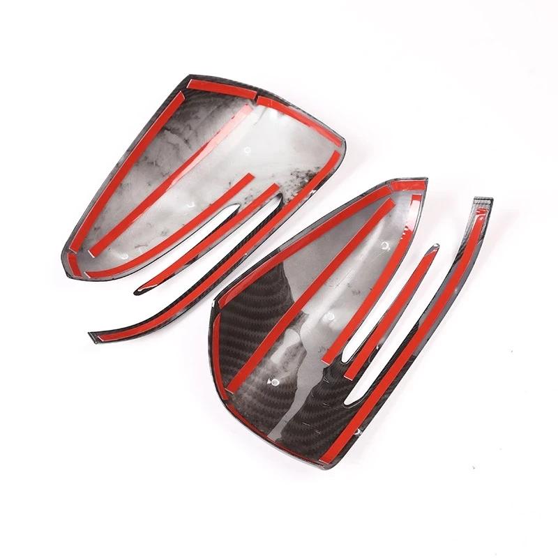 For Mercedes Benz A B C E S CLA GLA GLK CLS Class W176 W204 W117 X156 X204 Carbon Fiber Side Door Rearview Mirror Cap Cover Trim