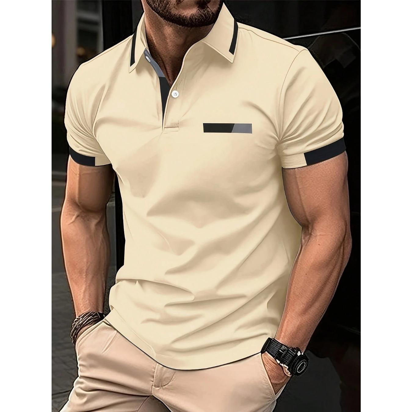 The new men s POLO shirt for summer 2026 features a casual fashionable comfortable  print S