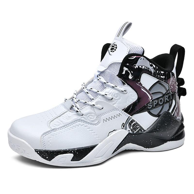 Unisex Basketball Shoes Low Top Rubber Sole Non-Slip Training Sneakers Indoor Court Sports