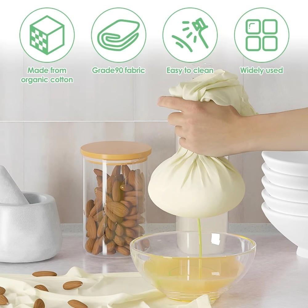 Kitchen Tools Cotton Gauze Cheesecloth Cotton Filter Cloth Portable Cheese Cloths  Cheesemaking
