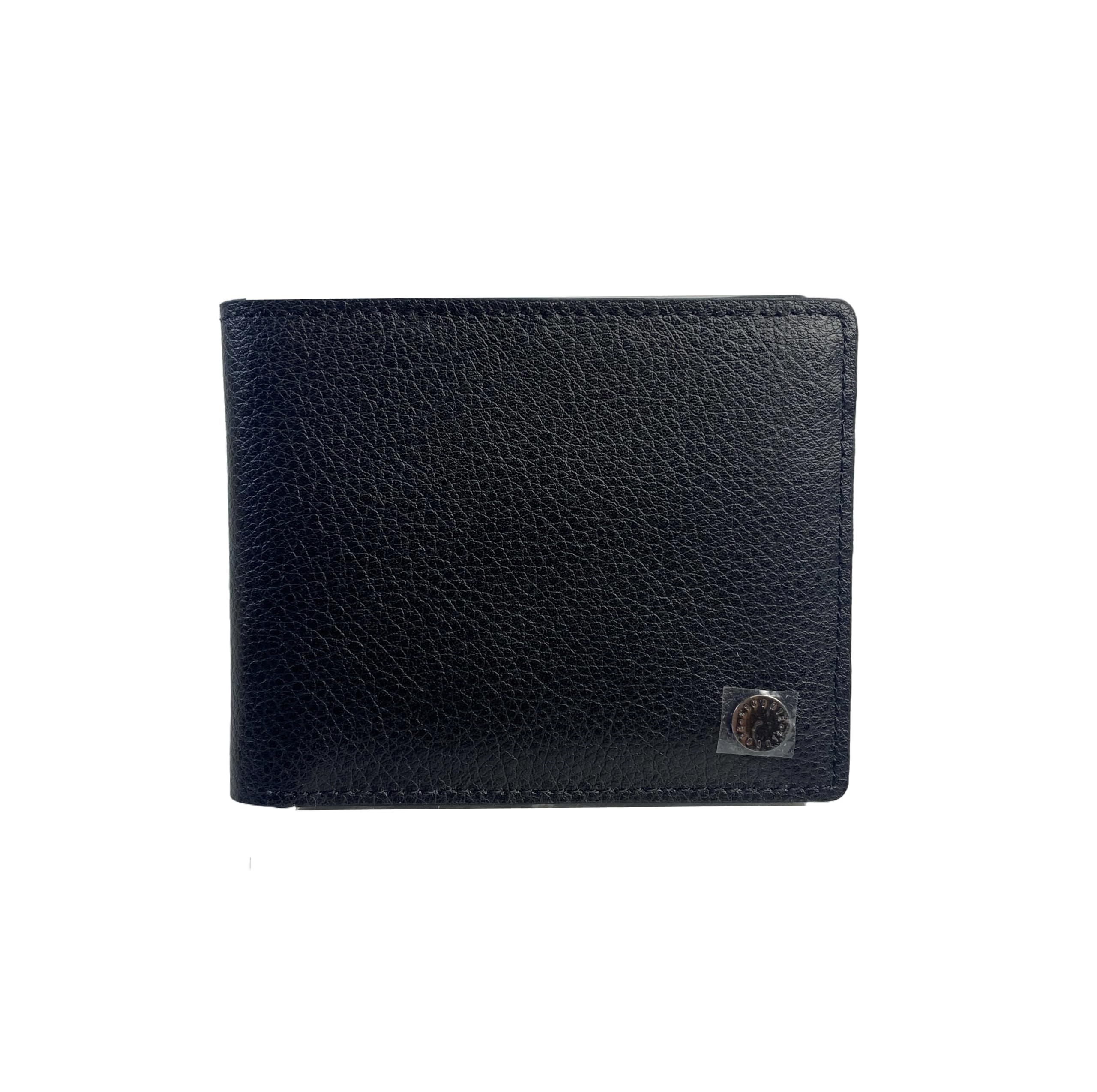 

[Blue Orb] Bifold Wallet Carbon Black