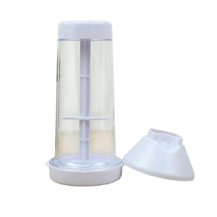 Convenient Handheld Flour Sieves Cup Rotating Flour Sifter Home Baking Tool Rotating Flour Sifter Kitchen Gadgets белый
