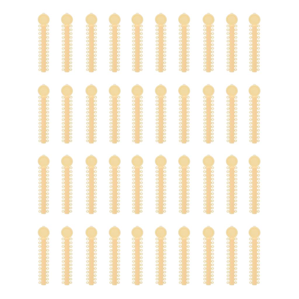 40 szt. Ortodontyczne elastyczne ligatury Ortodontyczne O-ringi Gumki do aparatów ortodontycznych Wymiana