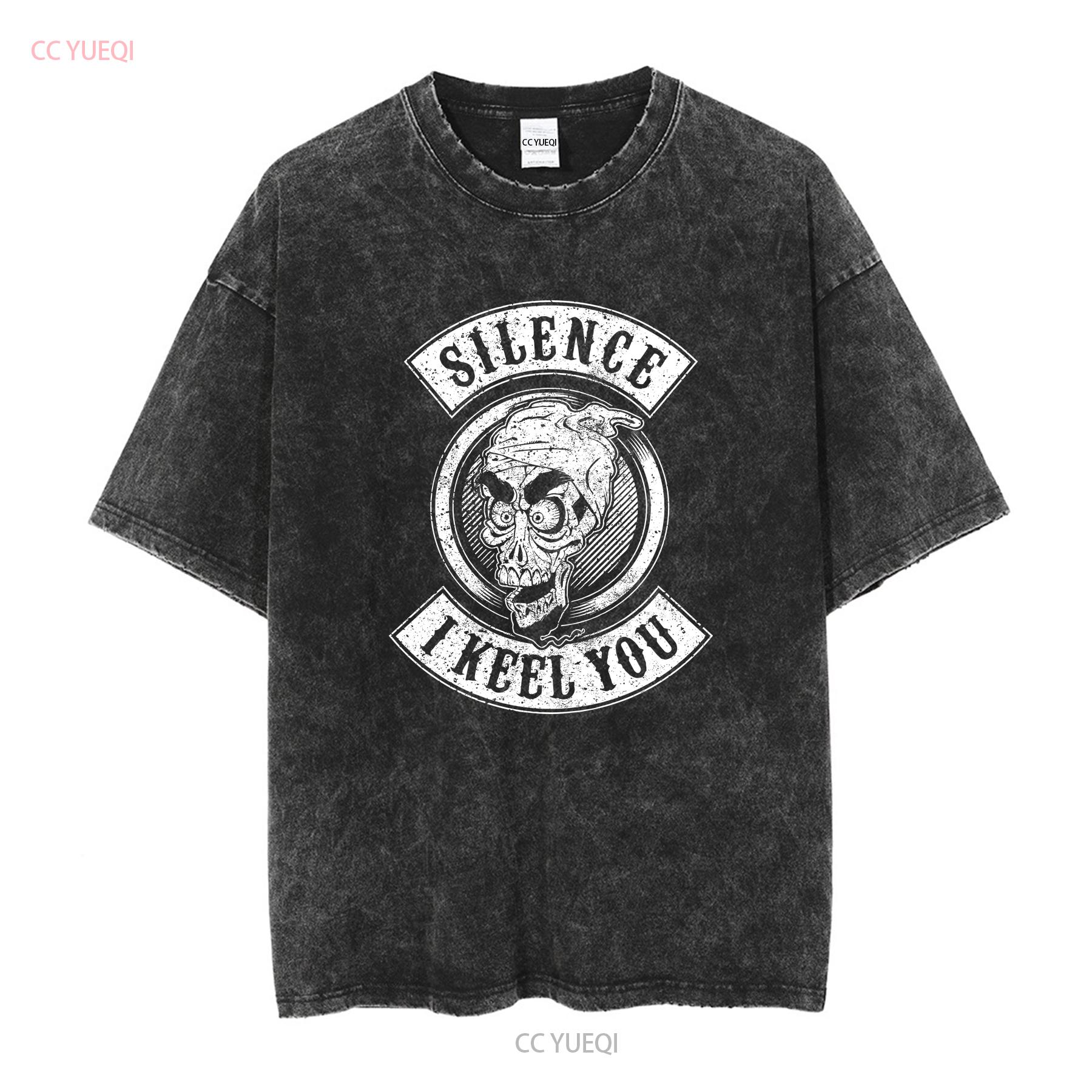 

Jeff Dunham Sons of Achmed Comedian Comedy Fun Silence I Keel You T Shirt Size S long or short sleeves vintage Washed L
