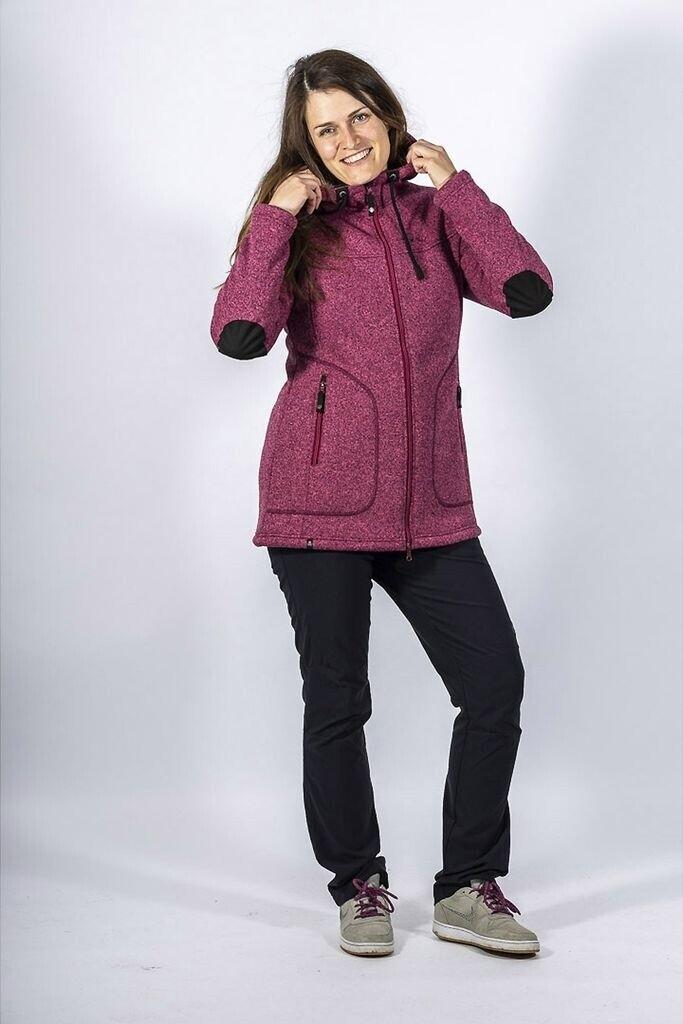 Jacket Maul Strickfleece Coat Cape Purple
