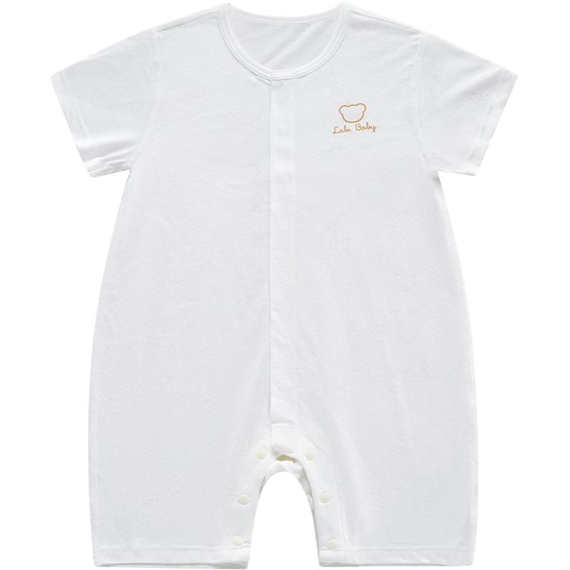 Labby Baby Summer Mesh Short Sleeve Romper Sleepsuit