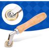 Ejoyous Welding Handheld Roller, Brass Seam Roller Tool, Membrane Material Corner Seam Press Wheel for Membrane Seams, Overlap Welding