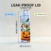 1PC Koala Pumpkin Halloween Combine 750ml Color Plastic Sports Water Bottle Leakproof Flip Straw Lid Suitable for Sports Office Home Use