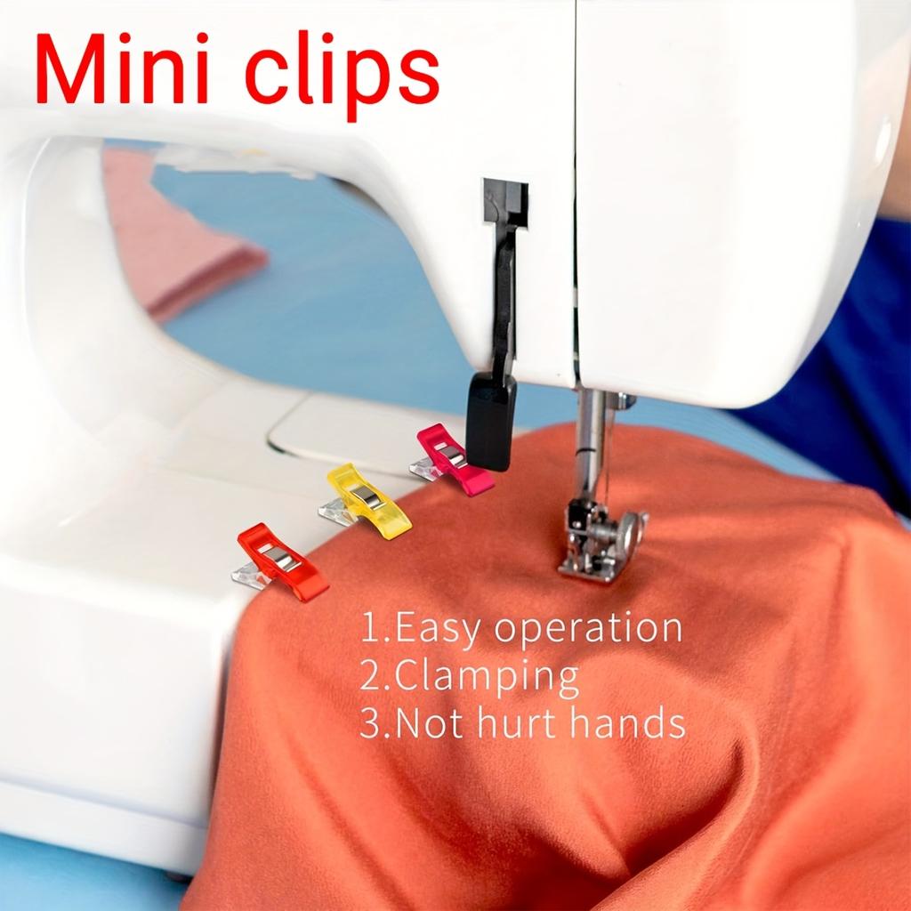 40/70/120pcs Multi-Purpose Sewing Clips for Fabric & Quilting - Secure Grip, Ergonomic Design, Mixed Colors