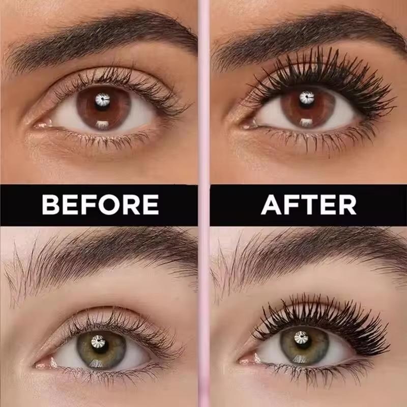 5D Řasenka Prodloužení řas Objemová Dlouhotrvající Odolná proti rozmazání Hustá Rychleschnoucí Vodotěsná Černá Řasenka Líčení očí