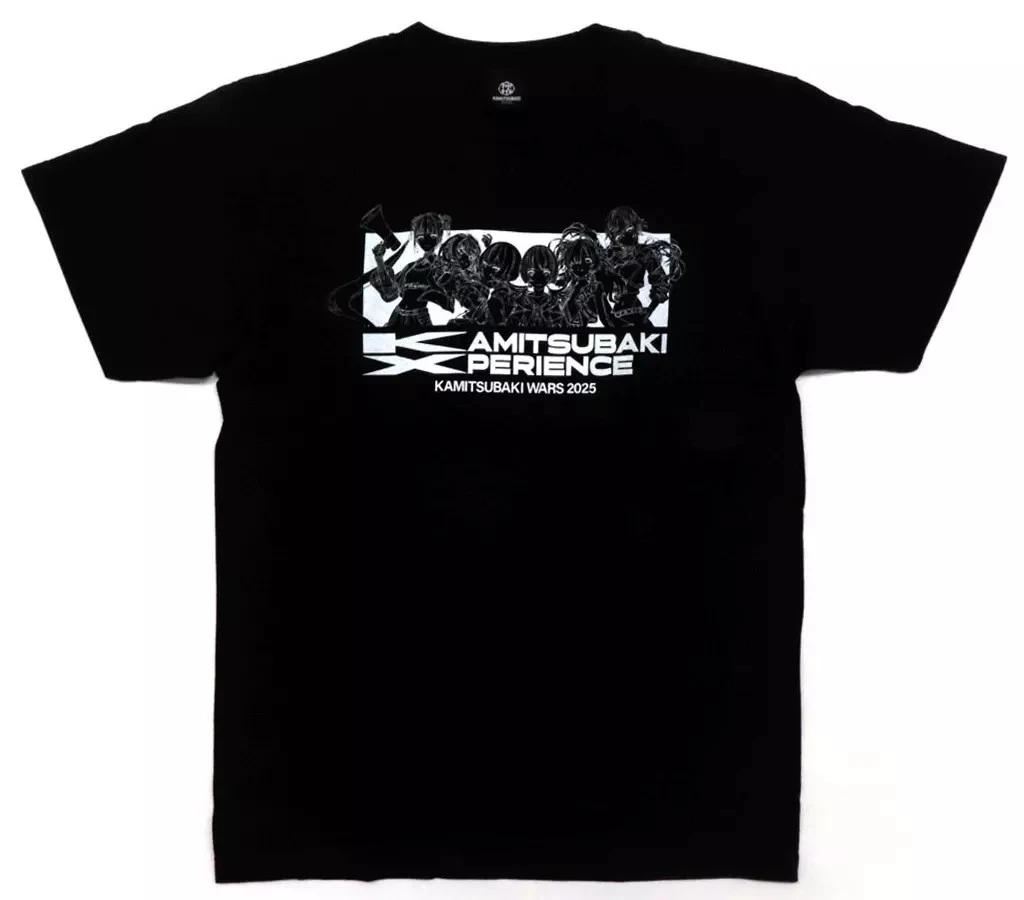 THINKR Kamitsubaki Wars 2025 Black Cotton T T-Shirt M Size 3XL