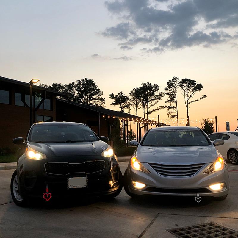 New Car Decorative Strip Thorns Love Car Handrail Pull Ring Trailer With Decoration Car warning ring for Handrail Bumper