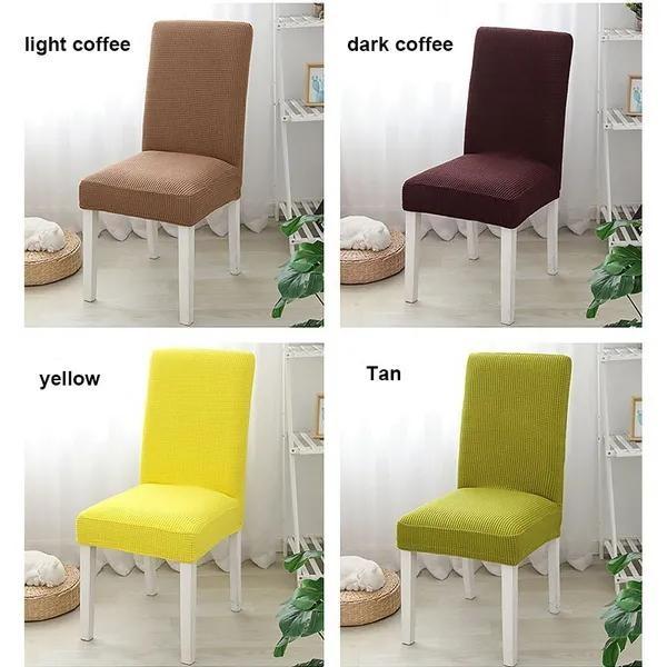 Жаккардовый чехол на стул, эластичный чехол на стул, эластичный чехол, чехол для сиденья, защита от пыли, украшение стула, столовая, свадьба, вечеринка