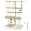 Jewelry Bracelet Storage Display Metal Necklace Bracelet Anklet Stud Earring Jewelry Storage Rack T-Bar Jewelry Display Holder