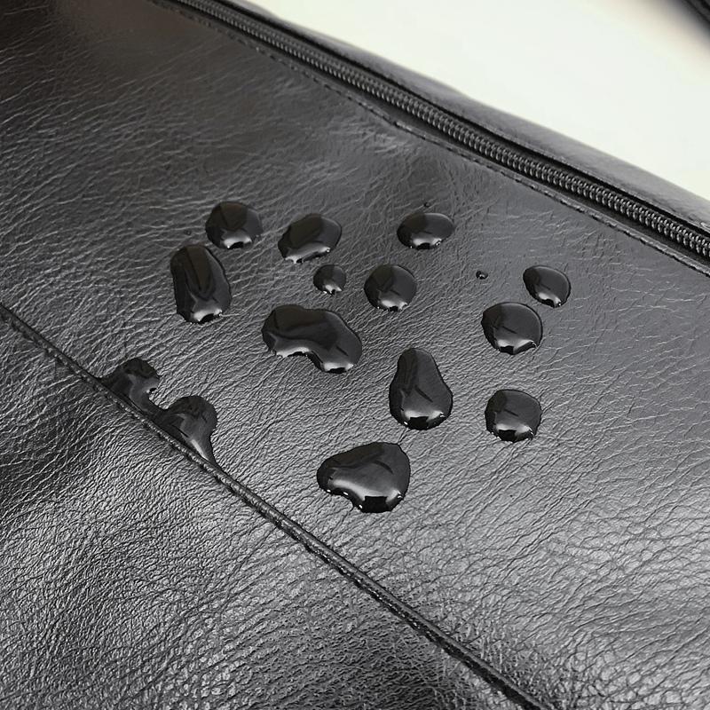 Pánská taška přes rameno, PU crossbody taška s velkou kapacitou, náprsní taška