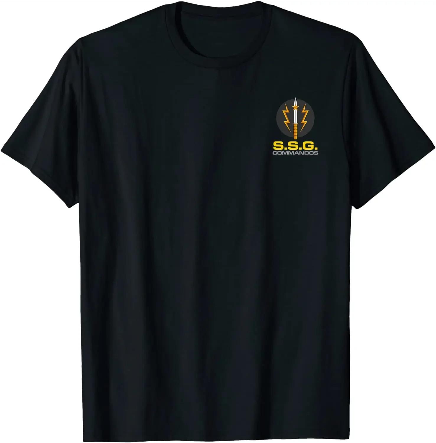 

SSG Commandos Pakistan Army Special Forces T-Shirt 100% Cotton O-Neck Summer Short Sleeve Casual Mens T-shirt Size S-3XL - Me... 5XL різнокольоровий