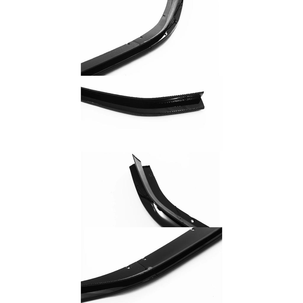 Gloss Black TCR Front Bumper Splitter Lip Kits For Volkswagen Golf MK7.5 GTI 2017-2020