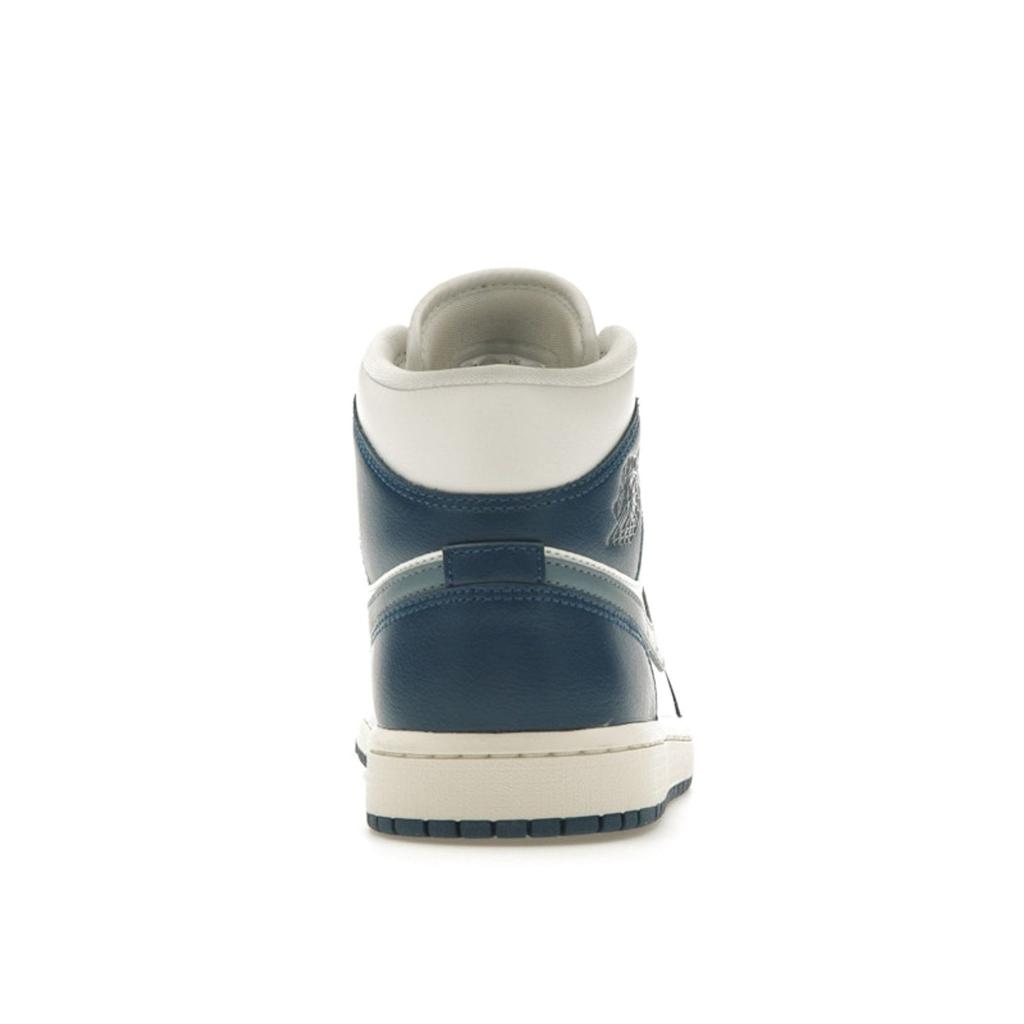 Air Jordan 1 Mid Sky J French Blue Women Sneakers Sail Ozone-Blue BQ6472-414